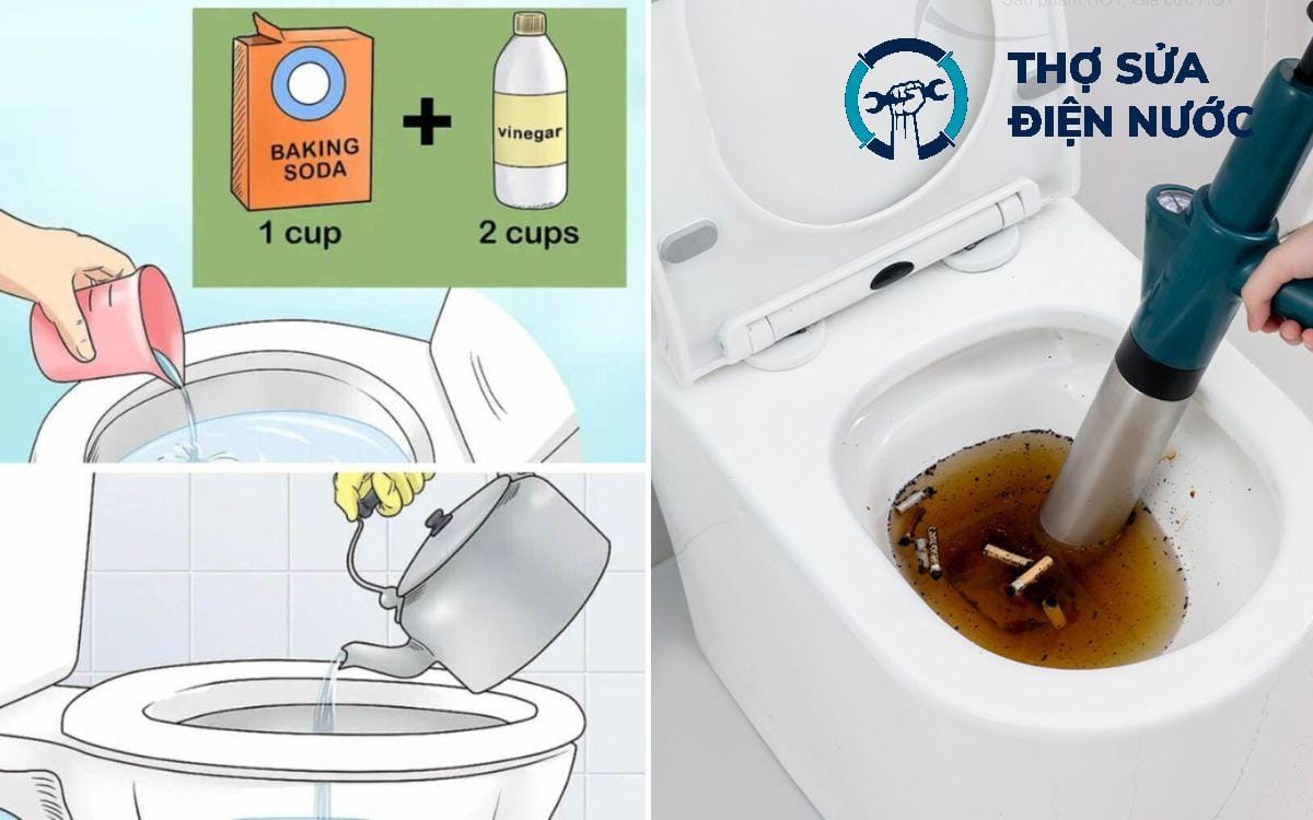 Thông tắc bồn cầu Tây Hồ