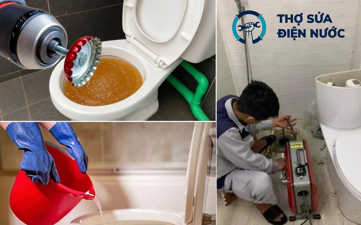 Thông tắc bồn cầu Tây Hồ