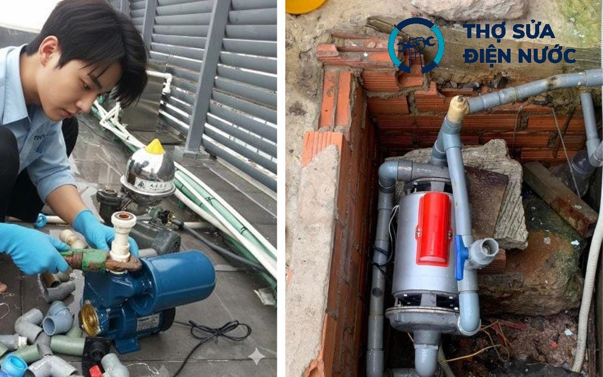 sua may bom giang vo 5