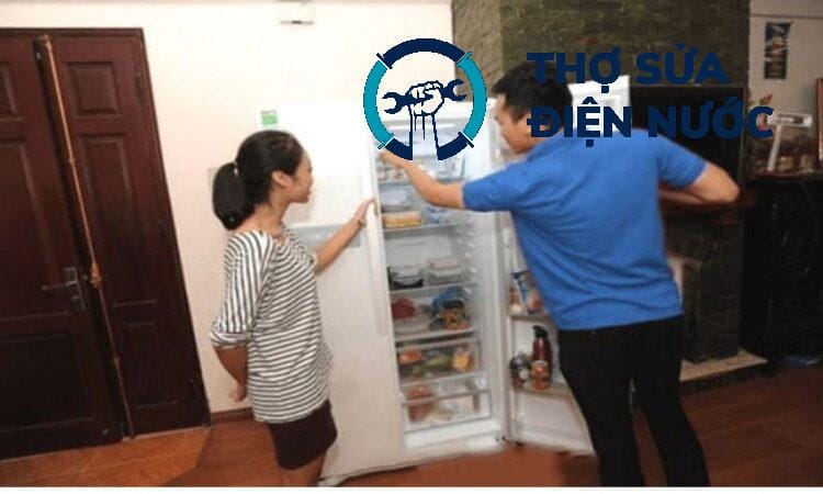 Dịch vụ sửa tủ lạnh tại nhà với thợ chuyên nghiệp đến tận nơi kiểm tra và khắc phục nhanh