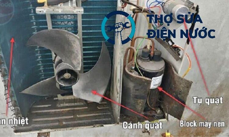 Đo điện dung của tụ điện khởi động để kiểm tra cách sửa điều hòa không vào điện