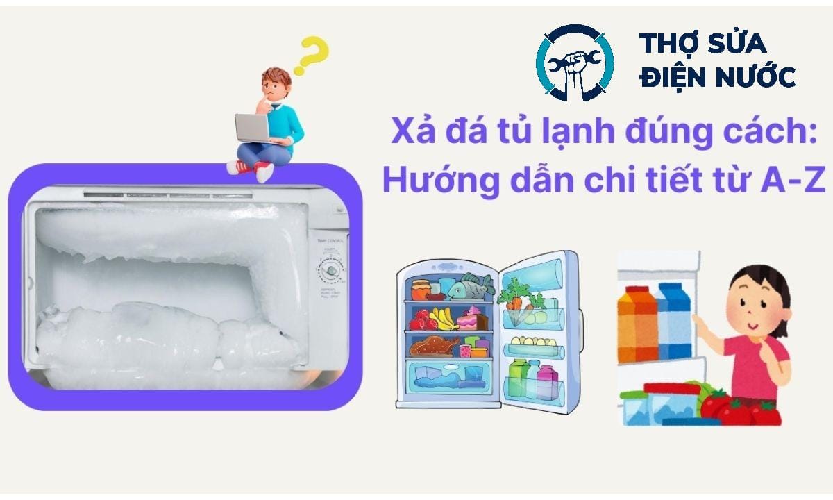 Cách xả đá tủ lạnh