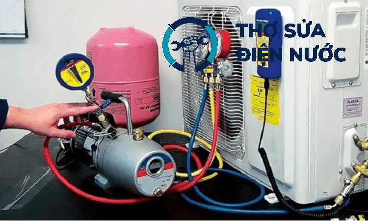 Quy trình nạp gas lạnh R32 cho điều hòa inverter sau khi sửa điều hòa inverter xong